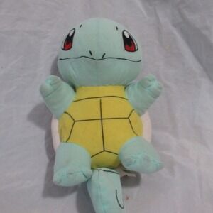 Pokemon Squirtle Plush Stuffed 12" Blue Yellow Shell PA-16862 CN